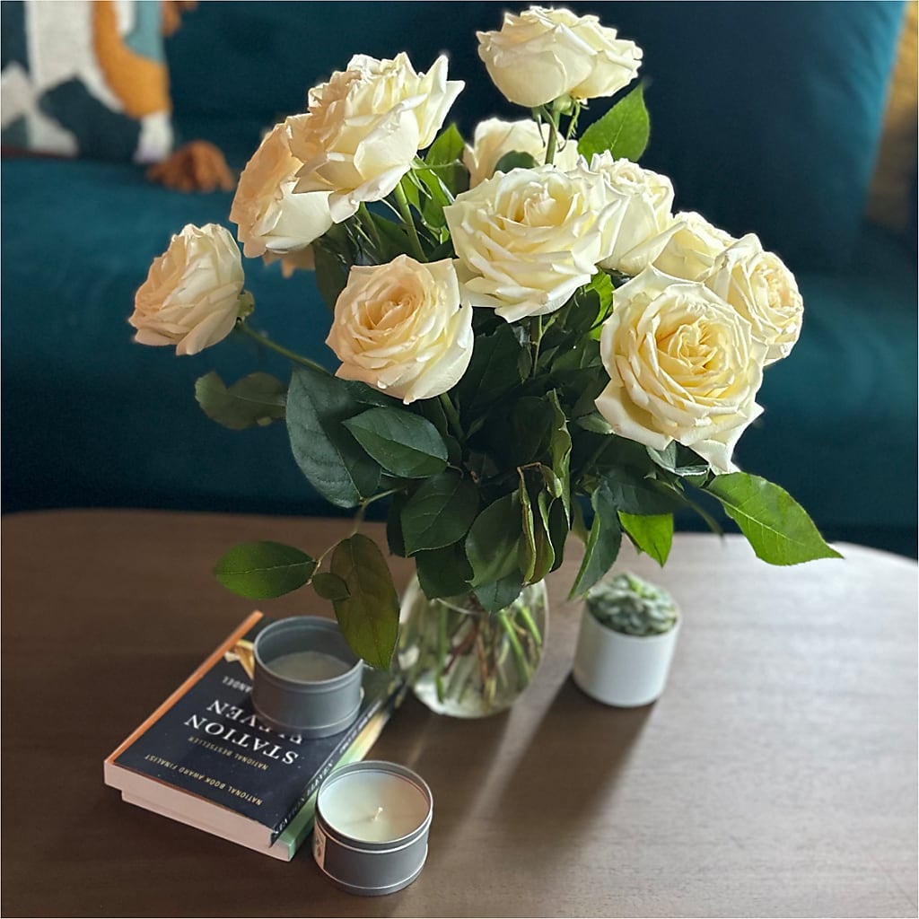 Long Stem Yellow Rose Bouquet –  Menlo Florist, Menlo Park CA