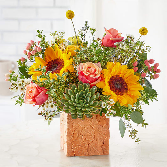 Sunflower Season Bouquet –  Menlo Florist, Menlo Park CA