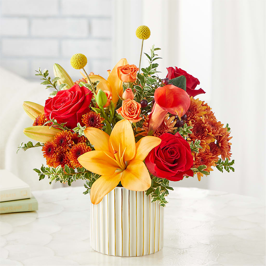 Scarlet Skies Bouquet –  Menlo Florist, Menlo Park CA