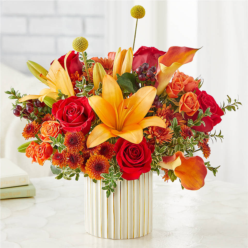 Scarlet Skies Bouquet –  Menlo Florist, Menlo Park CA