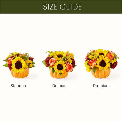 Golden Gourd Pumpkin Bouquet –  Menlo Florist, Menlo Park CA