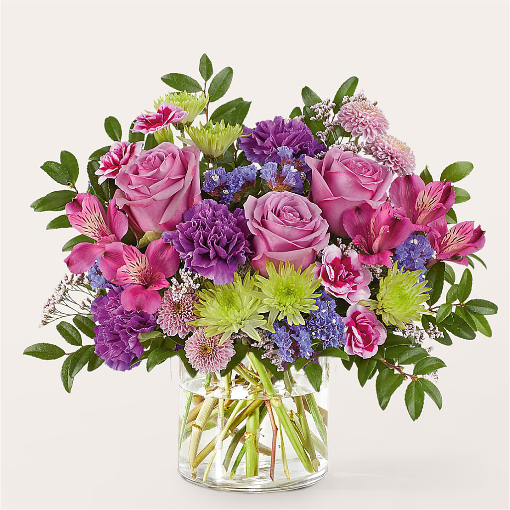 Glass Half Full Bouquet –  Menlo Florist, Menlo Park CA