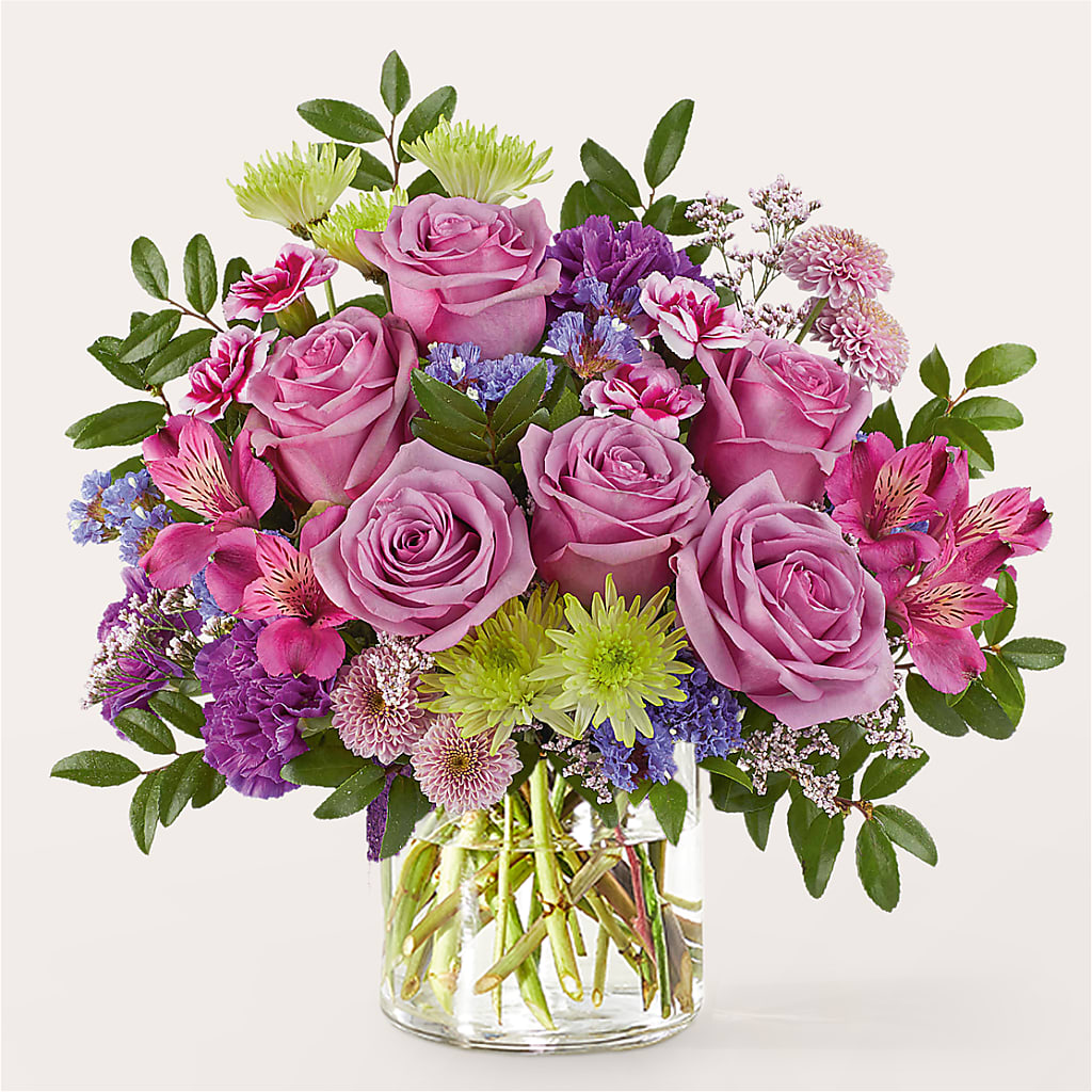 Glass Half Full Bouquet –  Menlo Florist, Menlo Park CA