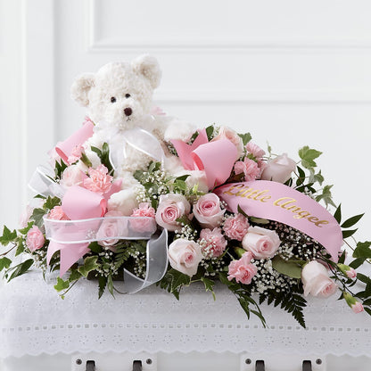 Touch of Sympathy Casket Spray –  Menlo Florist, Menlo Park CA