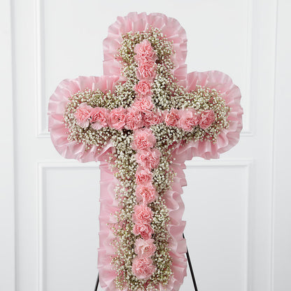 Angel's Cross Easel –  Menlo Florist, Menlo Park CA