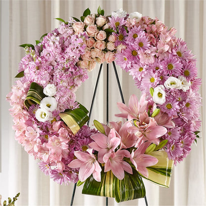 Gift of Warmth Wreath –  Menlo Florist, Menlo Park CA