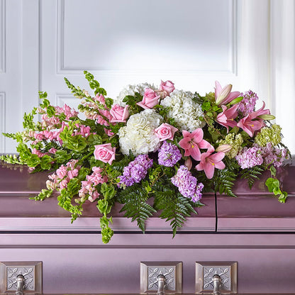 Life's Gratitude Casket Spray –  Menlo Florist, Menlo Park CA