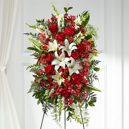 Everlasting Memory Standing Spray –  Menlo Florist, Menlo Park CA