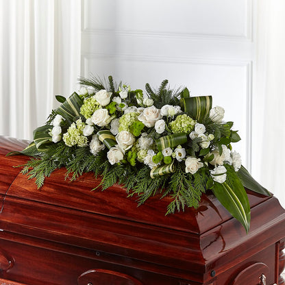 Hopeful Gesture Casket Spray –  Menlo Florist, Menlo Park CA