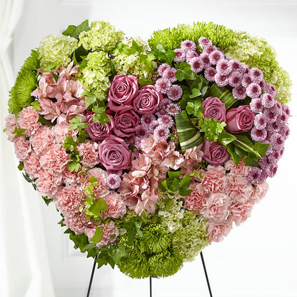 Heartwarming Standing Heart –  Menlo Florist, Menlo Park CA