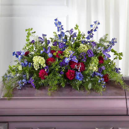 Always Treasured Casket Spray –  Menlo Florist, Menlo Park CA