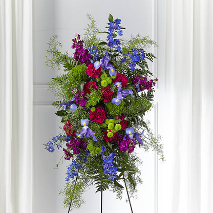 Heavenly Skies Standing Spray –  Menlo Florist, Menlo Park CA