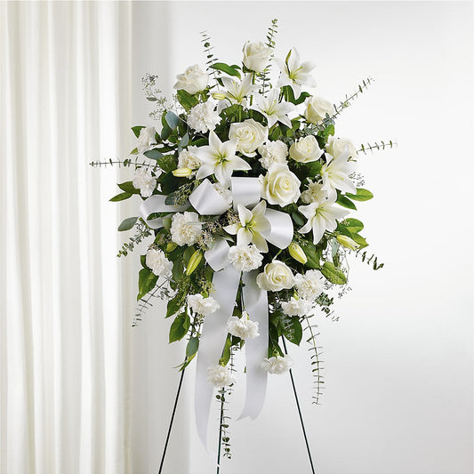 With Care Standing Spray –  Menlo Florist, Menlo Park CA