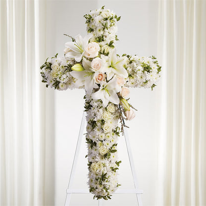 Spiritual Guidance Standing Spray –  Menlo Florist, Menlo Park CA
