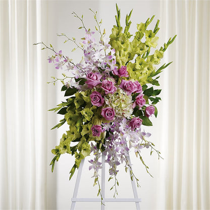 Lasting Legacy Standing Spray –  Menlo Florist, Menlo Park CA