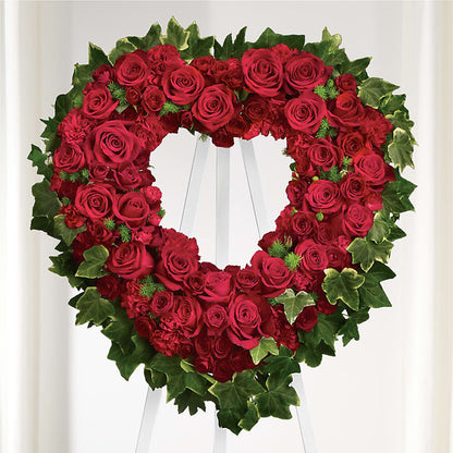 Wholehearted Standing Spray –  Menlo Florist, Menlo Park CA