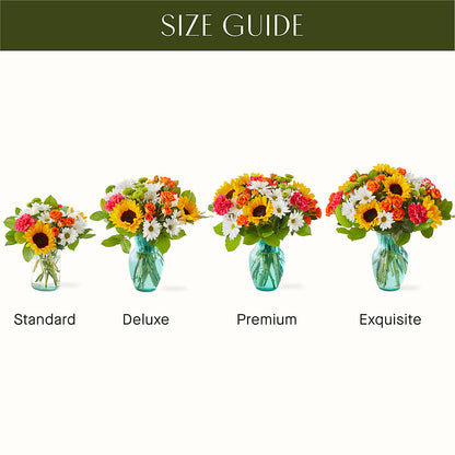 Sun-drenched Blooms Bouquet –  Menlo Florist, Menlo Park CA