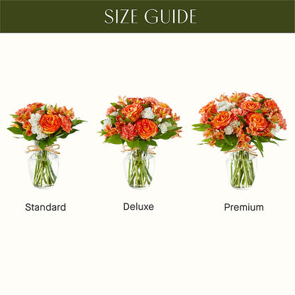 Apricot Glow Bouquet –  Menlo Florist, Menlo Park CA