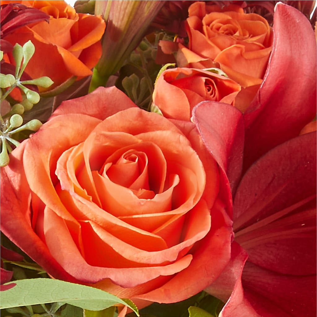 Crimson Leaves Bouquet –  Menlo Florist, Menlo Park CA