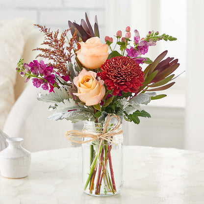 Moody Hues Bouquet –  Menlo Florist, Menlo Park CA