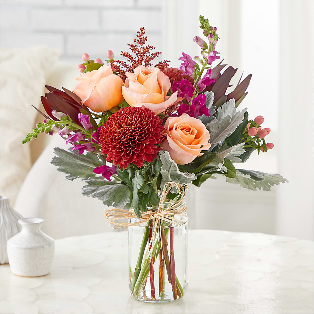 Moody Hues Bouquet –  Menlo Florist, Menlo Park CA