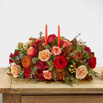 Gather Near Centerpiece –  Menlo Florist, Menlo Park CA