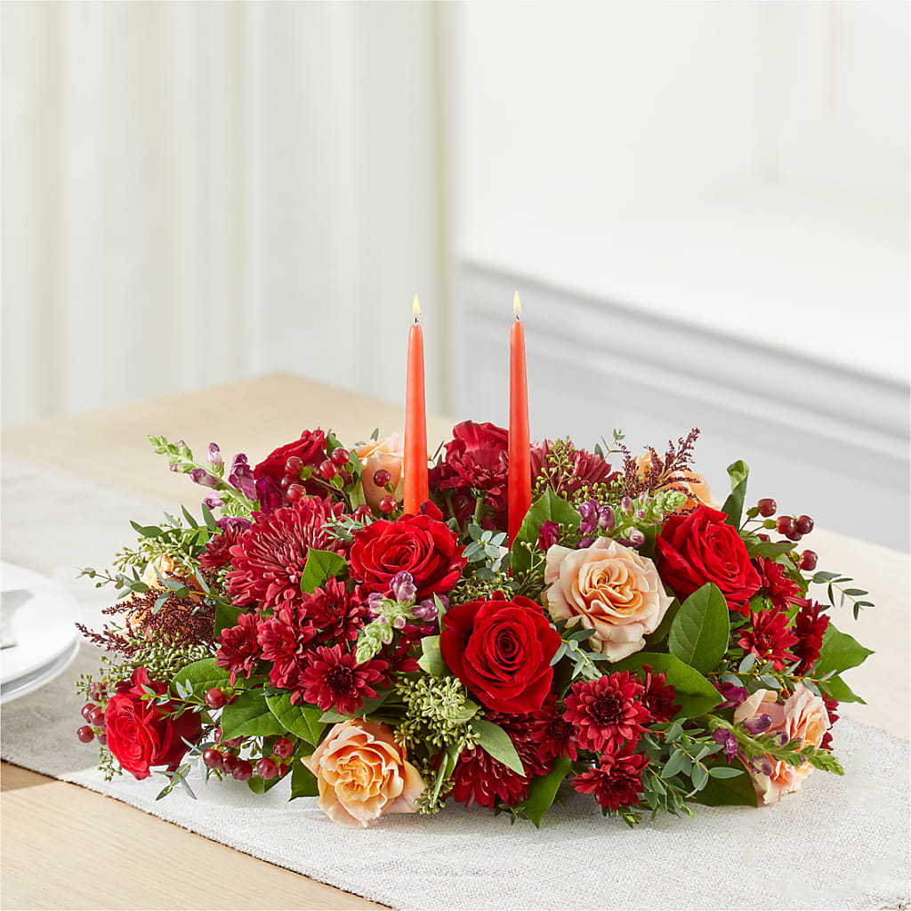 Most Thankful Centerpiece –  Menlo Florist, Menlo Park CA