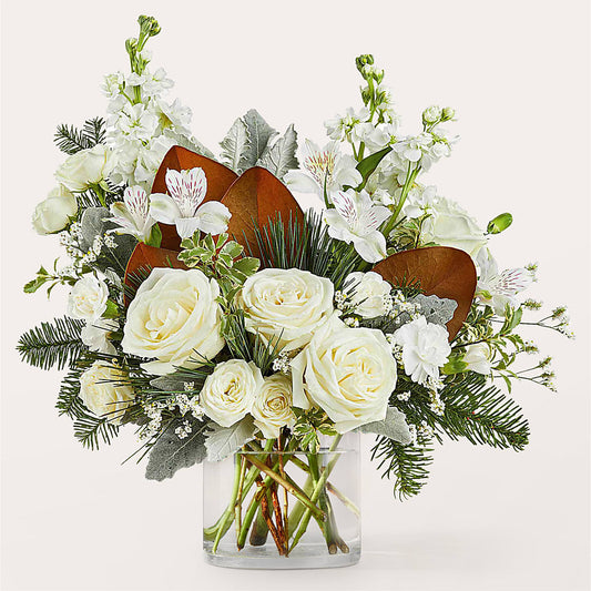 Fresh Snowfall Bouquet –  Menlo Florist, Menlo Park CA