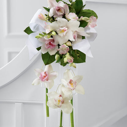Perfect Entrance Pew Arrangement –  Menlo Florist, Menlo Park CA