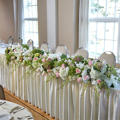 State of Joy Head Table Arrangement –  Menlo Florist, Menlo Park CA