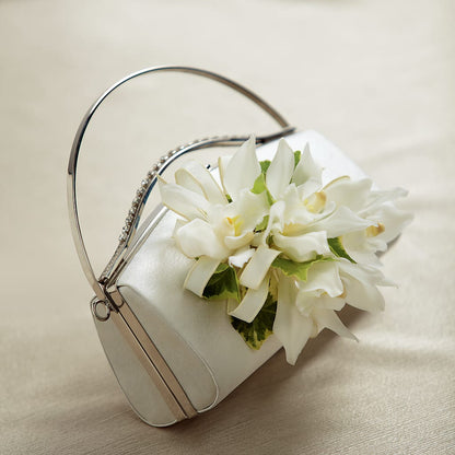 White Purse Decor –  Menlo Florist, Menlo Park CA