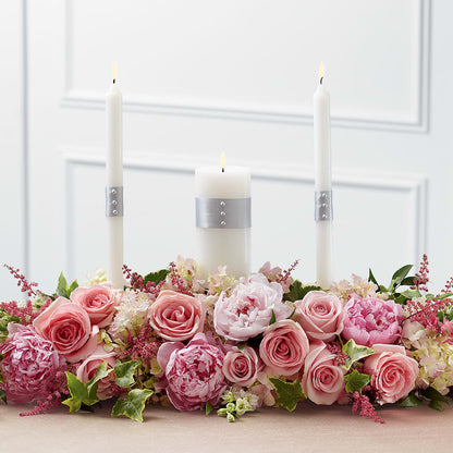 Worldwide Romance Unity Candle Arrangement –  Menlo Florist, Menlo Park CA
