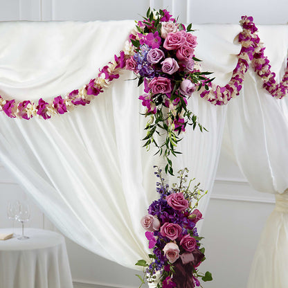 Color & Light Chuppah Decor –  Menlo Florist, Menlo Park CA